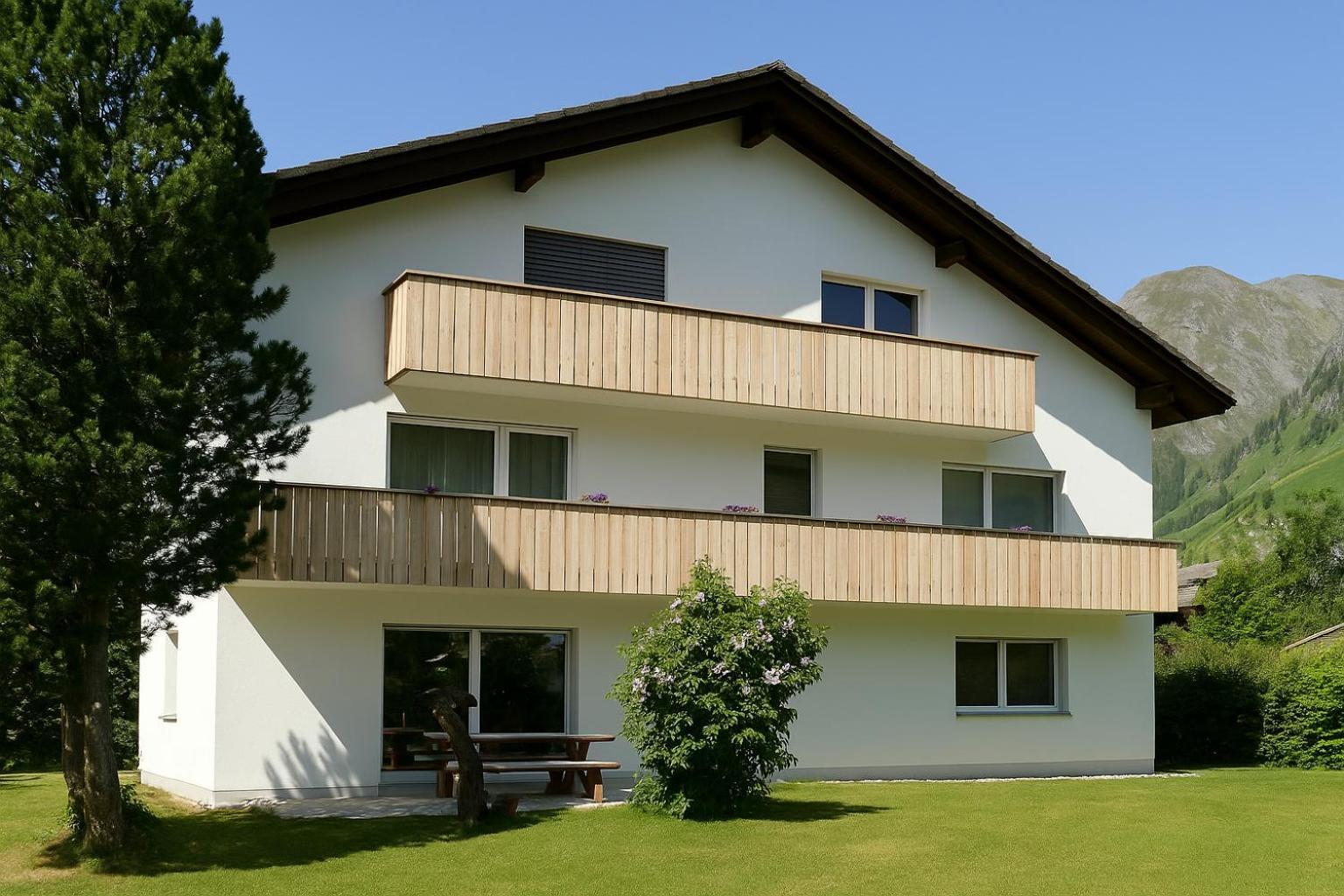 Stilvolle Dachwohnung Fuer 4 Im Thermenort Vals Buitenkant foto